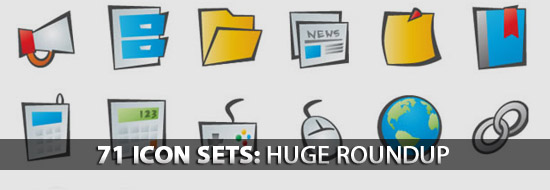 Post Thumbnail of 71 Icon Sets: Huge Roundup of Web, CMS, Mobile App Icon Sets