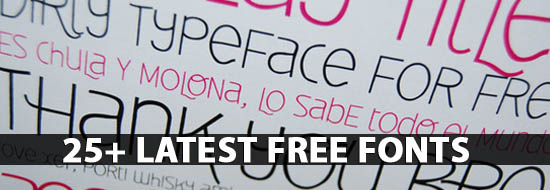 Post thumbnail of Free Fonts: 25+ Latest Free Fonts For Your Next Designs