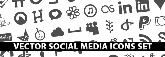 Post thumbnail of Free Vector Social Media Icons Set