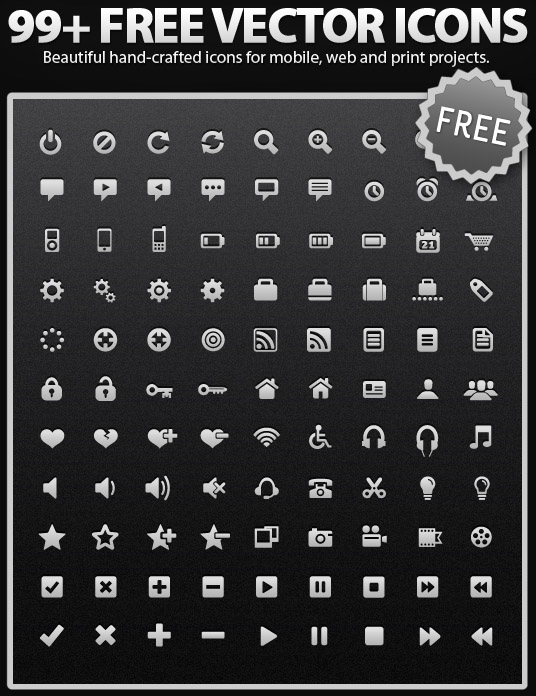 Free Vector Icons set