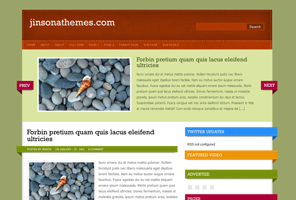 Wordpress Themes Personal Blog