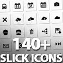 Post Thumbnail of 140+ Slick Icons (Vector, Black, White &amp; xaml) Icons