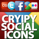 Post Thumbnail of Crispy Social Bookmarking Icon Set