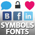 Post Thumbnail of Vector Web Symbols Typeface: Free Dingbat Font For Web Apps