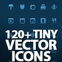 Post Thumbnail of 120+ Tiny Vector Pixel-Perfect Icons Set
