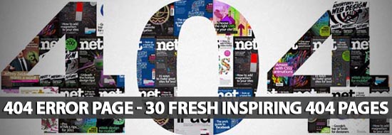 404 Error Page – 30 Fresh Inspiring 404 Pages