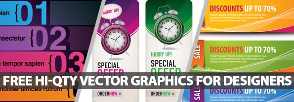 30 Free Hi-Qty Vector Graphics For Designers