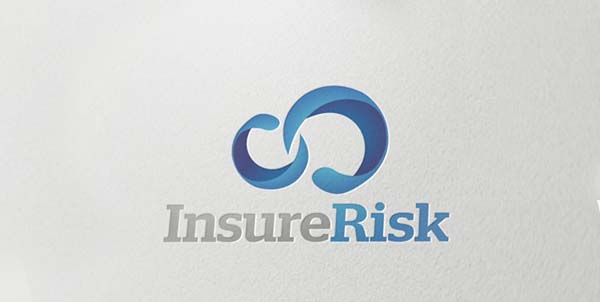 InsureRisk Corporate identity branding logo design
