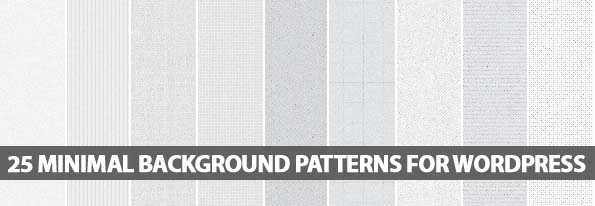 25 Minimal Background Patterns For WordPress