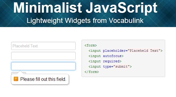 minjs: Lightweight JavaScript Components