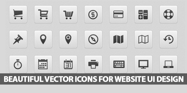 450 Beautiful Vector Icons For Website UI Design