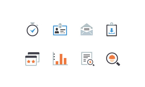 Flat Icons and Web Elements for UI Design-18