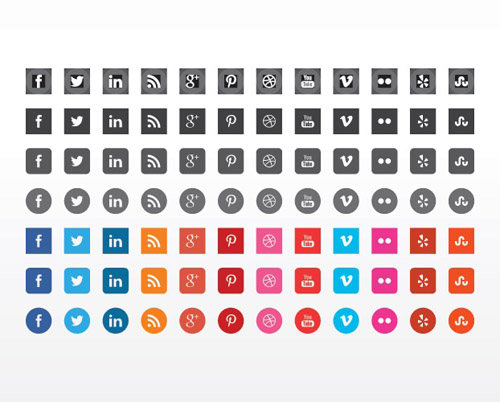 Flat Icons and Web Elements for UI Design-22