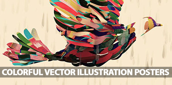 25 Colorful Vector Illustration Posters
