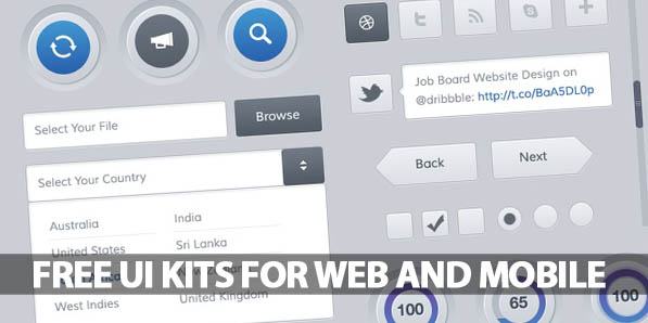 35 Free UI Kits for Web and Mobile