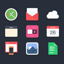 Post Thumbnail of 40 Beautiful Flat Icon Sets For Web UI Design
