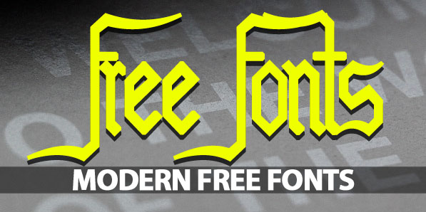 21 Modern Free Fonts for Designers