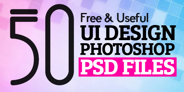 50 Useful UI Design Free PSD Files