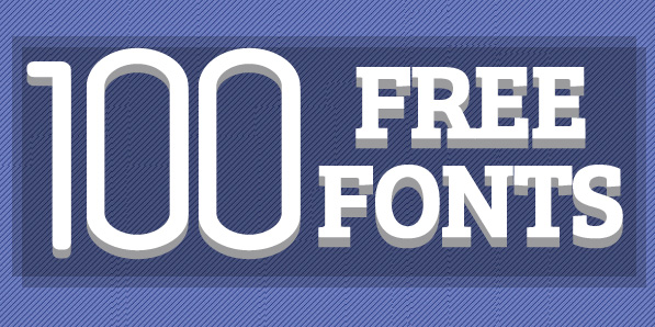 100 Professional Free Fonts For Designers