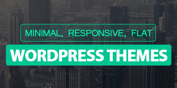 Minimal, Flat and Responsive Design WordPress Themes