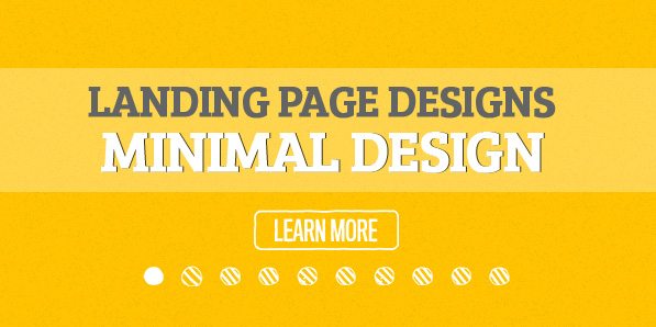 Landing Page Designs – Minimal Design