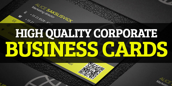 20 High Quality Corporate Business Cards