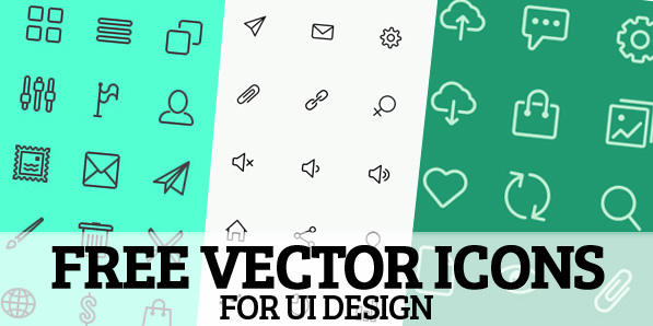 300+ Free Vector Icons for UI Design