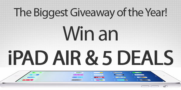 Giveaway: Win an iPad Air & 5 Deals of Your Choice from Inky Deals!