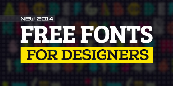 16 New Free Fonts in 2014