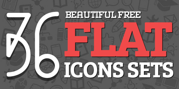 36 Free Flat Icons Sets