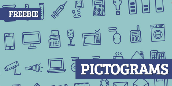 70 Beautiful Pictogams (Free Icons) for UI Design