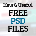Post Thumbnail of 40 New Photoshop Free PSD Files for Designers