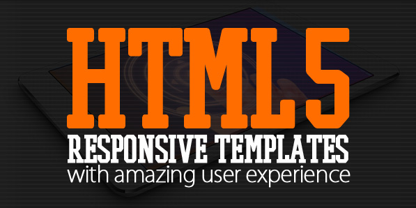 New HTML5 and CSS3 Responsive Templates with Amazing UX