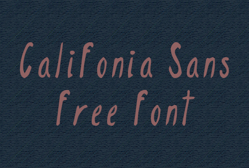Califonia Sans Free Font