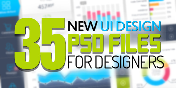 Free PSD Files: 35 New UI Design PSD Files for Designers
