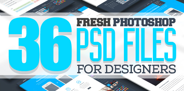 Free PSD Files: 36 Fresh Photoshop PSD Files for Designers