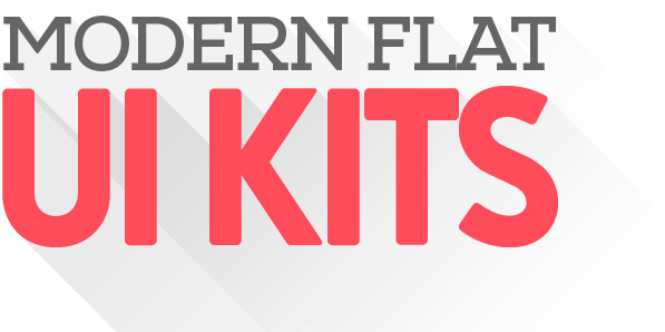 PSD Kits: 18 New Flat UI Kits with Modern UX