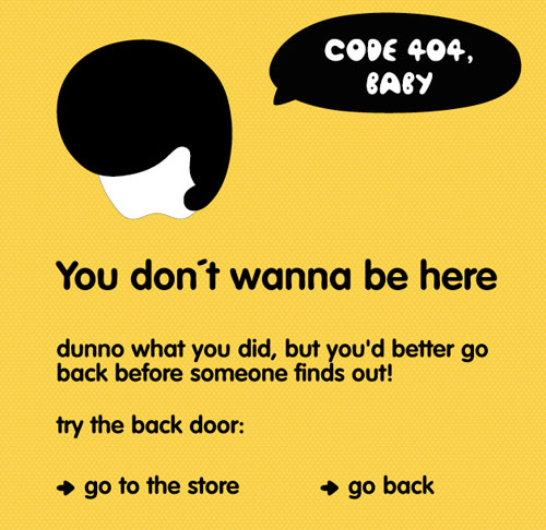 404 Page Designs – 32 Fresh Error Pages Examples - 10