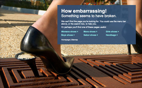 404 Page Designs – 32 Fresh Error Pages Examples - 7