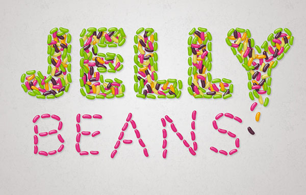 How to Create a Delicious Jelly Bean Text Effect in Photoshop