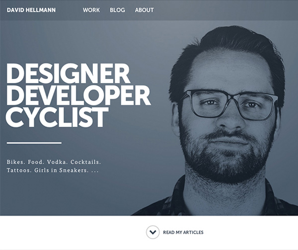 Designer. Developer. Cyclist Responsive Website