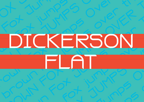 Dickerson Flat free fonts