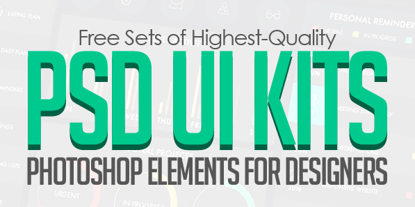 19 Free Photoshop UI Elements & PSD UI Kits for Designers