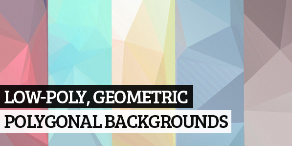 150+ Free High-Res Low-Poly, Geometric and Polygonal Backgrounds