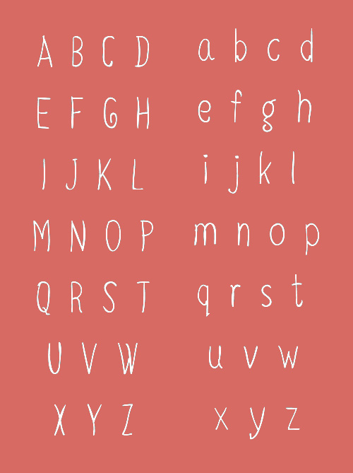 Neythal fonts glyphs