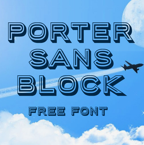 Porter Sans free fonts