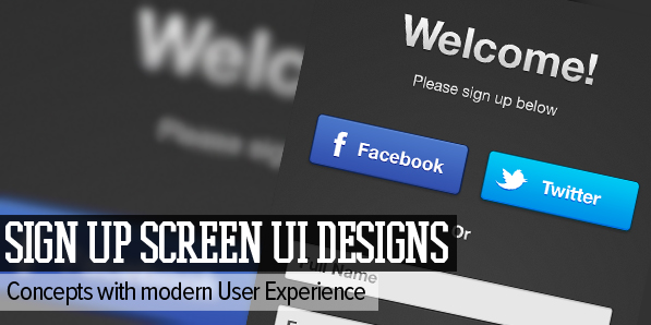 25 Modern App Sign UP Screen UI Designs