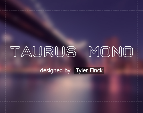 Taurus Mono free fonts
