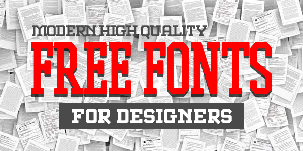 New Modern Free Fonts for Designers