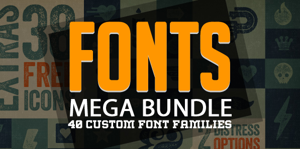 Best Fonts Mega Bundle for Designers